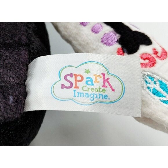Spark Create Imagine Sugar Skull Candy Dog plush Rattle 15" - Picture 4 of 4